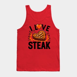 i love steak Tank Top